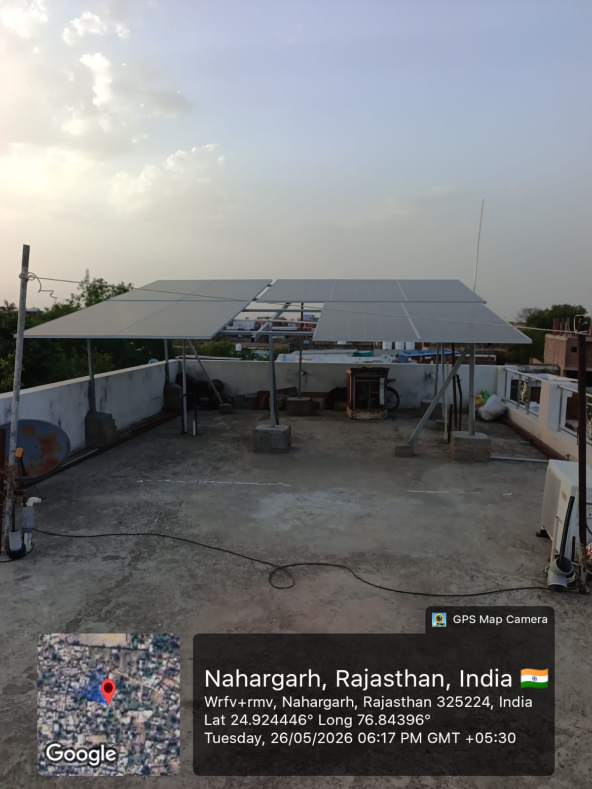 Solar installation by Gajendra Trading Company